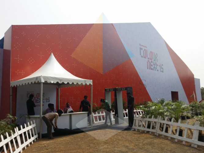 Asian Paints Colour Next 2015 Facade with Registration Pagoda