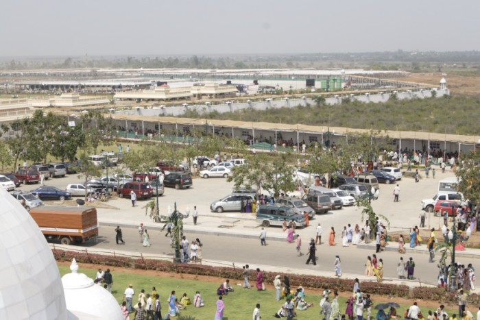 Inauguration of Amma Bhagwan Temple in Tamilnadu long view