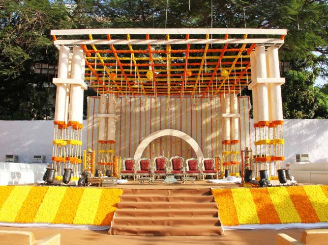 Vidhi Mandap of traditional wedding